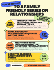 Family Friendly Relationship Series